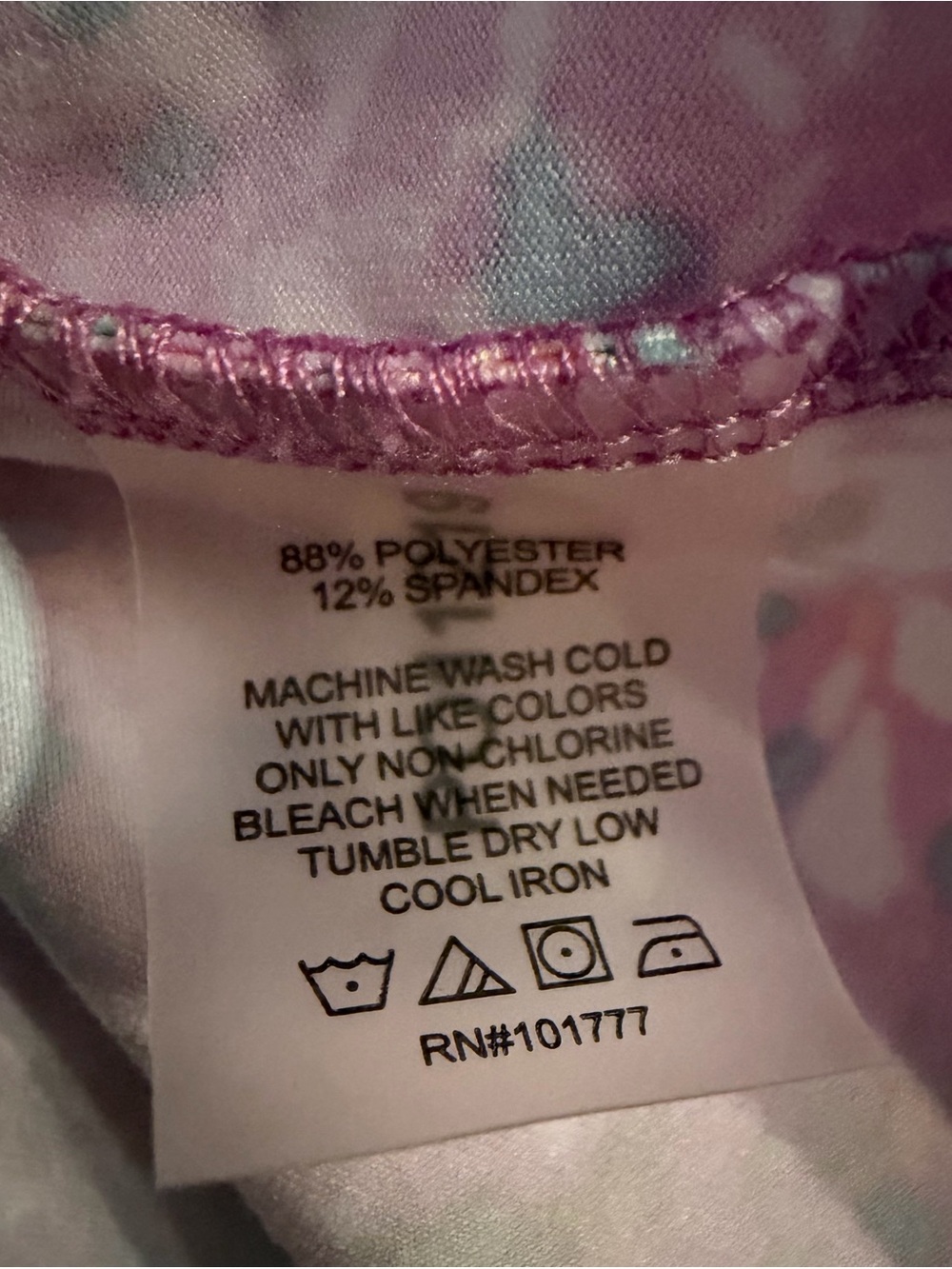 Soybu Pink Orange Teal Athletic Skort with Multicolor Print Size Small - Picture 7 of 7